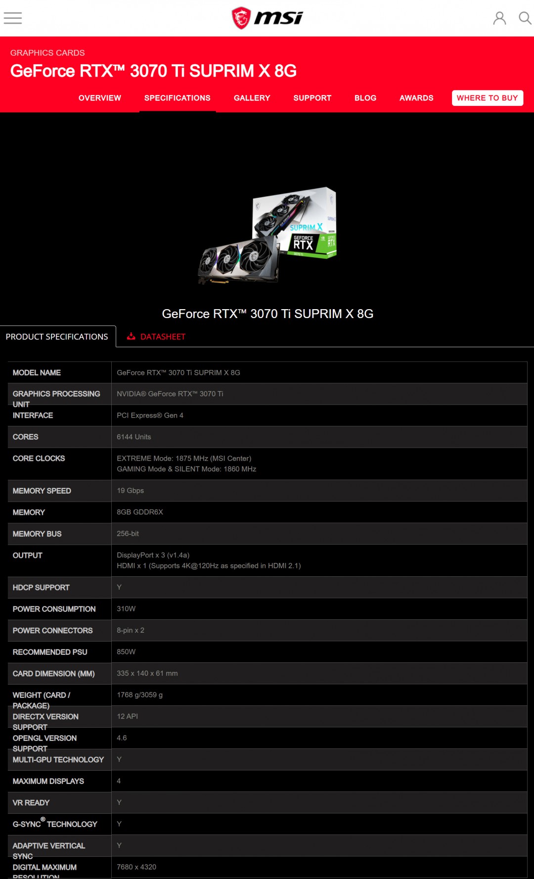 2021 06 28 21 22 03 MSI GeForce RTX 3070 Ti SUPRIM X 8G Review