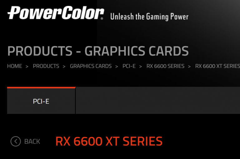 powercolor radeon rx 6600 xt e1625495127440 768x511 พบข้อมูลการ์ดจอ AMD Radeon RX 6600 XT และ RX 6600 ในเว็บไซต์ของ PowerColor คาดเตรียมเปิดตัวเร็วๆ นี้