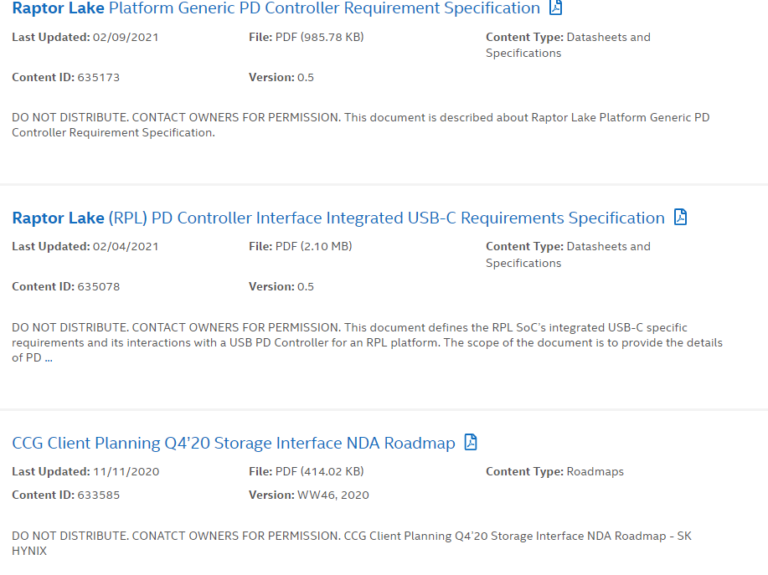 intel-raptor-lake-leak2-768x575 intel raptor lake leak2 768x575 Intel ส่งข้อมูลซีพียู Intel Alder Lake รุ่นที่12 และ Intel Raptor Lake รุ่นที่ 13 ในข้อมูล PCH ต่อองค์กร SATA IO เรียบร้อยแล้ว