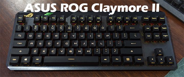 main1 ASUS ROG Claymore II TKL Mechanical Keyboard Review