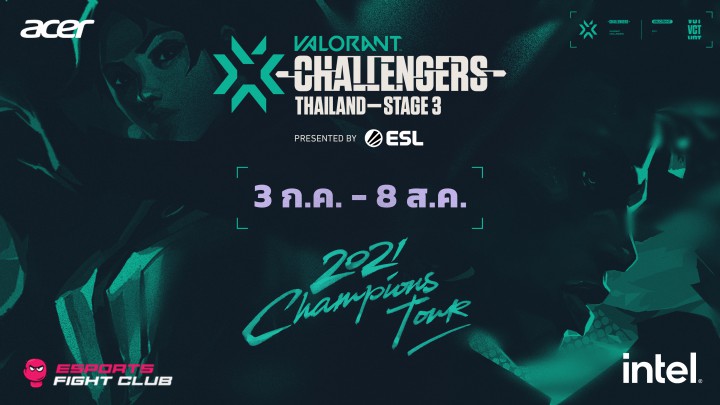 3840x2160 px 720x405  ACER และ INTEL ขอเชิญทุกท่านเข้าร่วมการแข่งขัน 2021 VALORANT Challengers Thailand   Stage 3 โดยเปิดให้ผู้ที่สนใจทุกคน สามารถเข้าร่วมสนามรบนี้ เพื่อทดสอบฝีมือ และค้นหาทีม Valorant ที่แกร่งที่สุดในประเทศไทย ! 