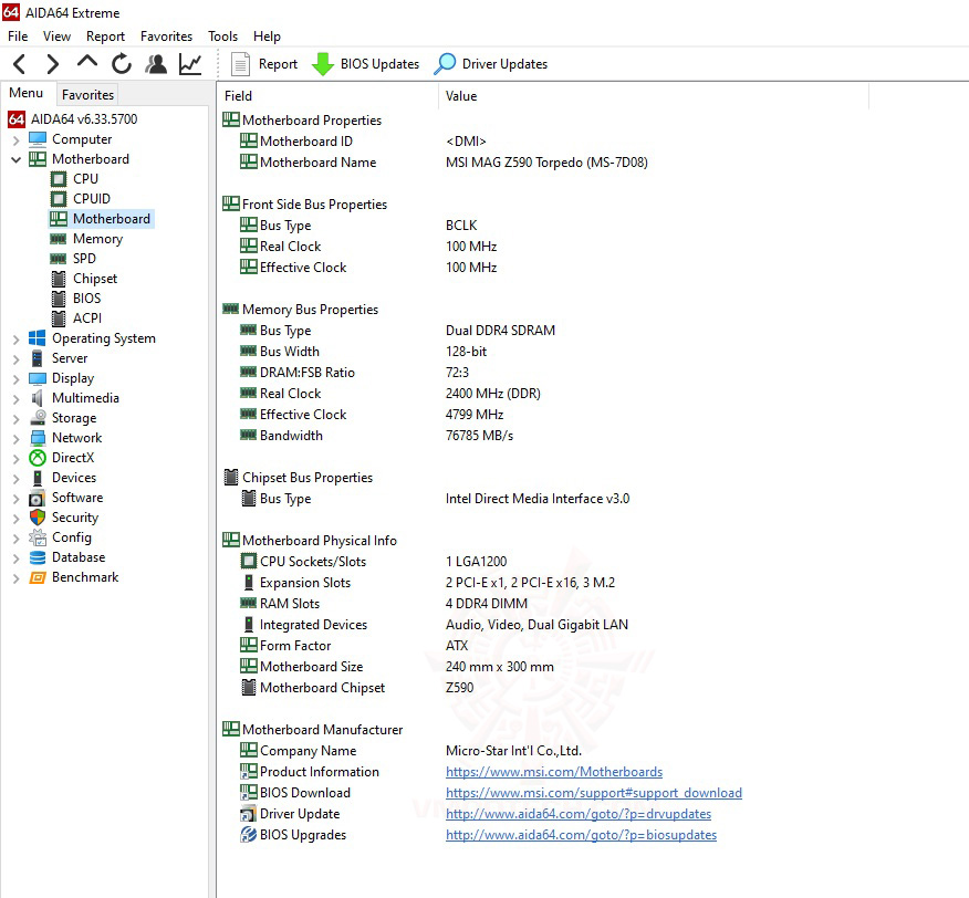mb MSI MAG Z590 TORPEDO REVIEW