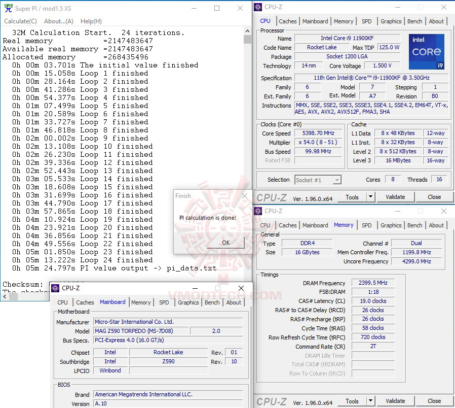 s32 oc MSI MAG Z590 TORPEDO REVIEW