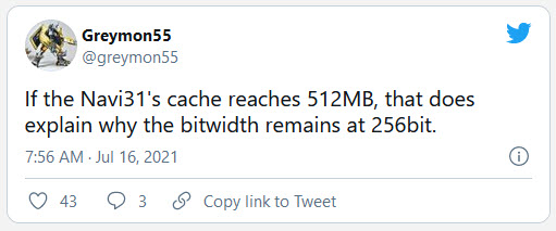 2021 07 27 20 47 18 ลือ!! AMD Radeon RX 7900XT ในชิป Navi 31 จะมีจำนวนคอร์มากถึง 15360 คอร์และอาจจะไม่มี “Compute Units” อีกต่อไป 