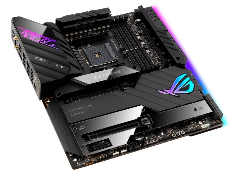asus rog crosshair extreme 6 768x556 เอซุสเปิดตัวเมนบอร์ด ASUS ROG CROSSHAIR VIII EXTREME รุ่นท็อปแพลตฟอร์ม AMD ใหม่ล่าสุดขนาด E ATX ระดับ HEDT ตัวแรงอย่างเป็นทางการ 