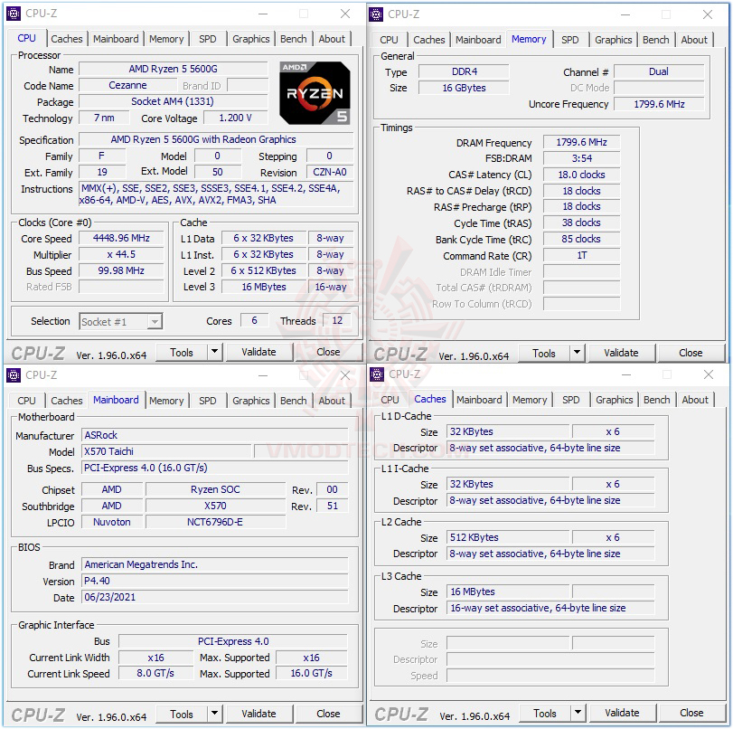 cpuid AMD RYZEN 5 5600G PROCESSOR REVIEW