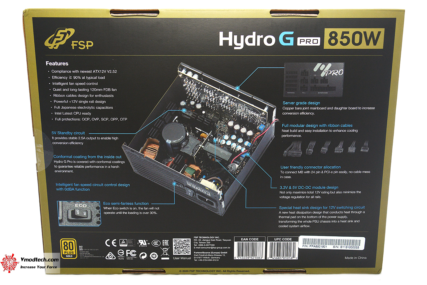 dsc 4504 FSP HYDRO G PRO 850W REVIEW