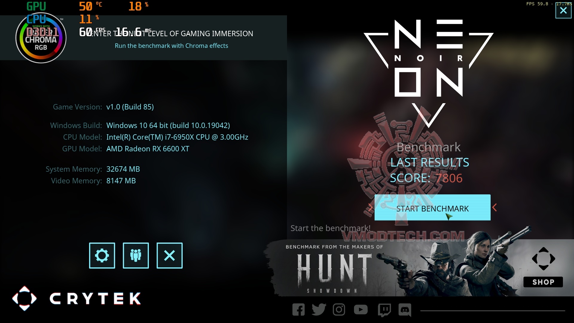 gamelauncher 2021 08 05 21 15 48 622 ASUS ROG STRIX RX6600XT O8G GAMING Review