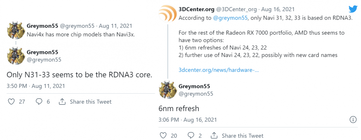 amd navi 3x 4x rumors 1200x465 ลือ!! AMD อาจจะนำการ์ดจอ Navi 22 23 24 รุ่นเดิมมารีเฟรชใหม่ในรุ่น AMD Radeon RX 7600/RX 7500ซีรี่ย์ ให้มีขนาด 6nm ในการเปิดตัวการ์ดจอขนาดเล็กและกลางรุ่นใหม่ในอนาคต 