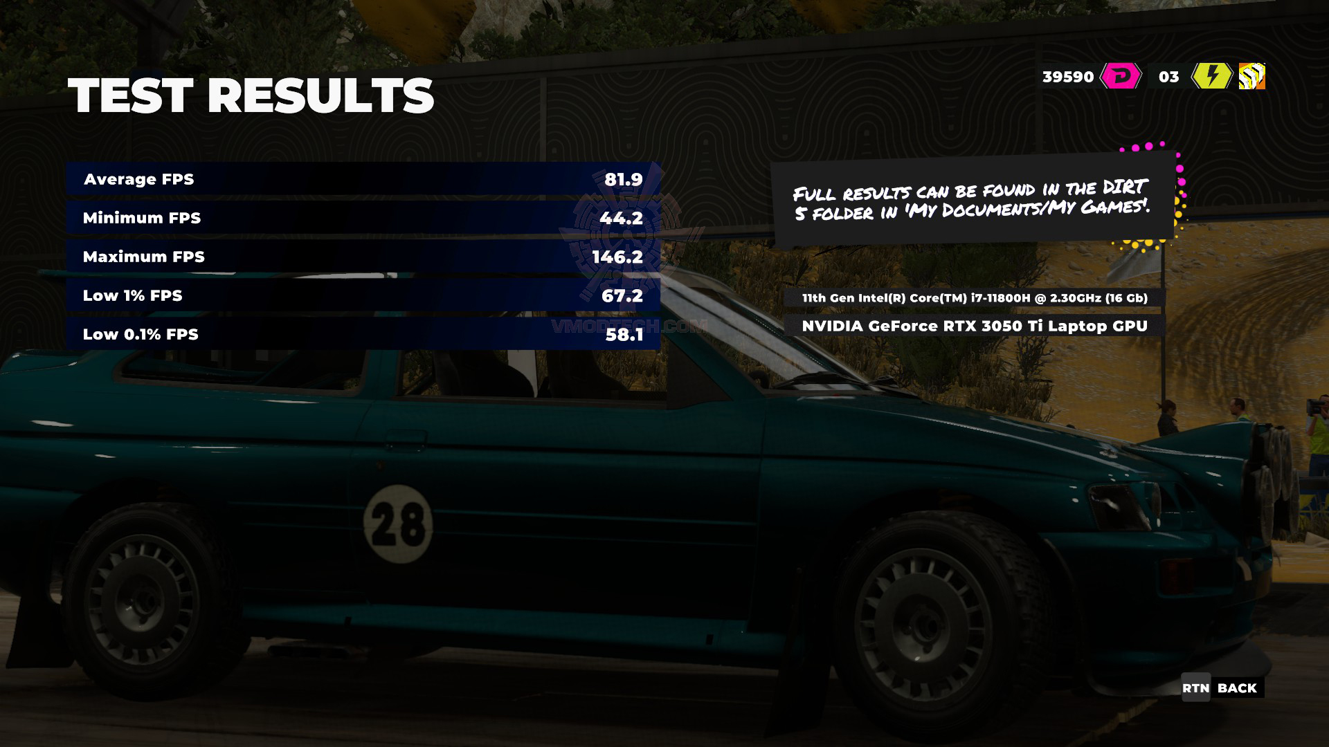 20210824202849 1 Acer Nitro 5 AN515 57 Core i7 11800H + RTX 3050 Ti Review