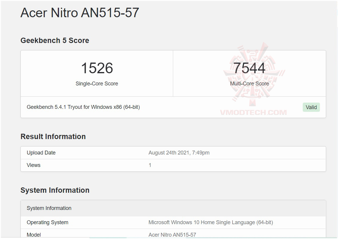 g5 Acer Nitro 5 AN515 57 Core i7 11800H + RTX 3050 Ti Review