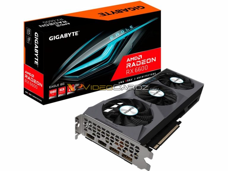 gigabyte-radeon-rx-6600-8gb-eagle1-768x576 gigabyte radeon rx 6600 8gb eagle1 768x576 หลุดภาพการ์ดจอ AMD Radeon RX 6600 ในรุ่น Non XT รุ่นใหม่ล่าสุดที่กำลังจะเปิดตัวเร็วๆ นี้