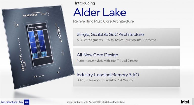intel alder lake details 2 768x419 พบข้อมูลราคาเมนบอร์ด Z690 รุ่นใหม่ล่าสุดพร้อมรองรับแรม DDR4 ได้อีกด้วย 