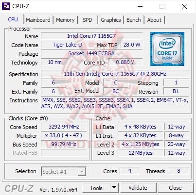 cpuz cpuz XPG XENIA 14 LIFESTYLE ULTRABOOK Review