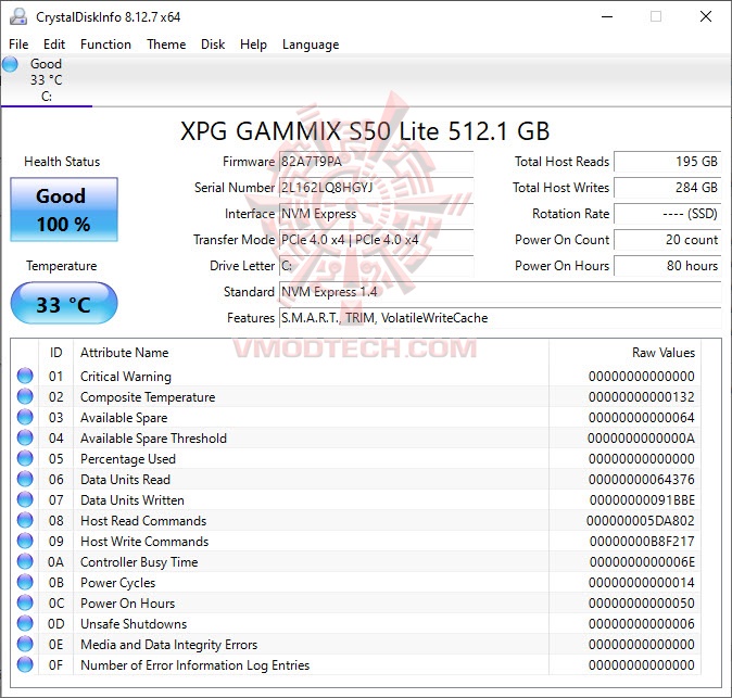 diskinfo XPG XENIA 14 LIFESTYLE ULTRABOOK Review