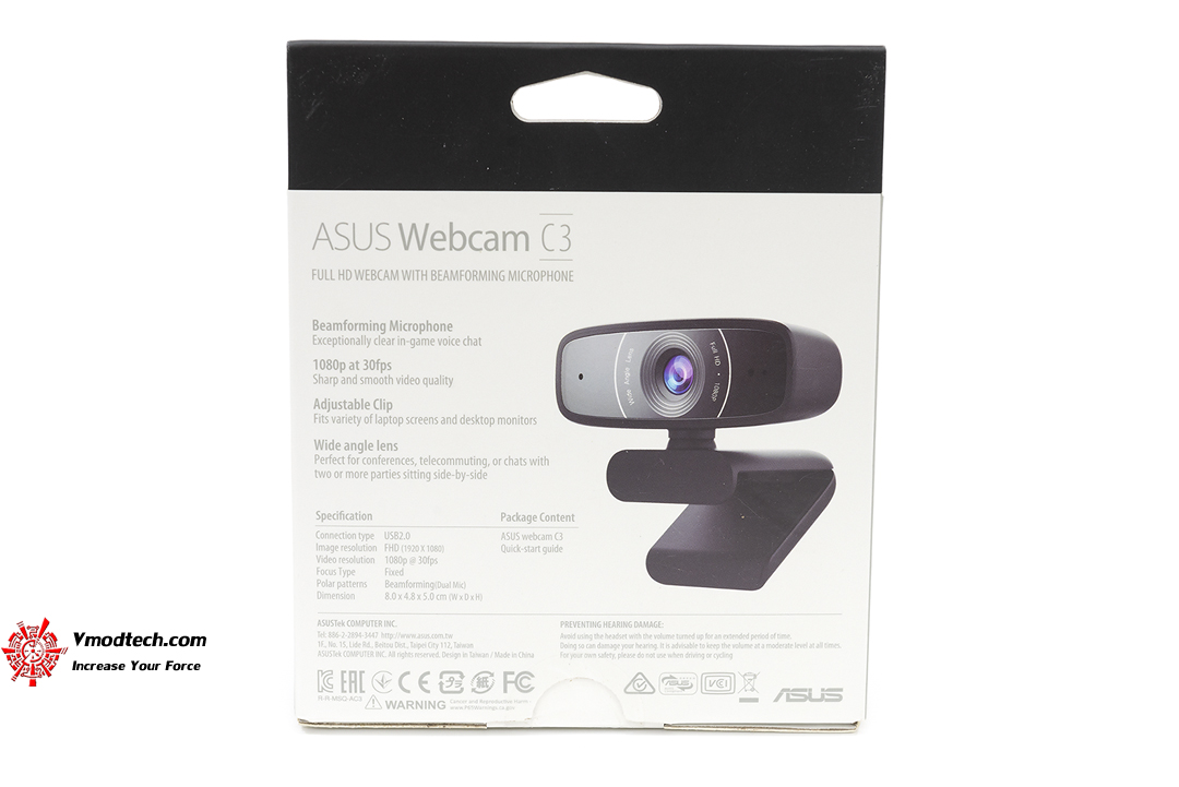 tpp 9861 ASUS Webcam C3 USB camera with 1080p 30 fps Review