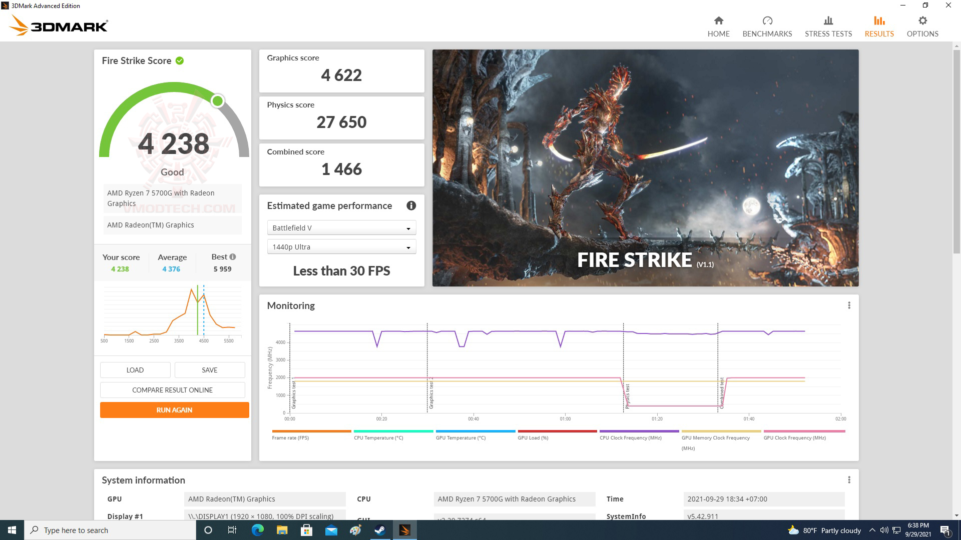 fire AMD RYZEN 7 5700G PROCESSOR REVIEW
