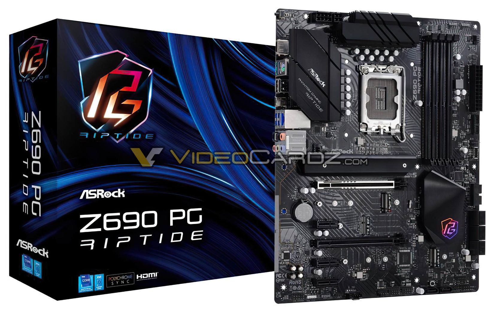 asrock-z690-pg-riptide-videocardz asrock z690 pg riptide videocardz หลุดภาพเมนบอร์ด ASRock Z690 ในซีรี่ย์ Taichi, Extreme, Steel Legend และ Phantom Gaming รุ่นใหม่ล่าสุดก่อนเปิดตัวอย่างเป็นทางการ