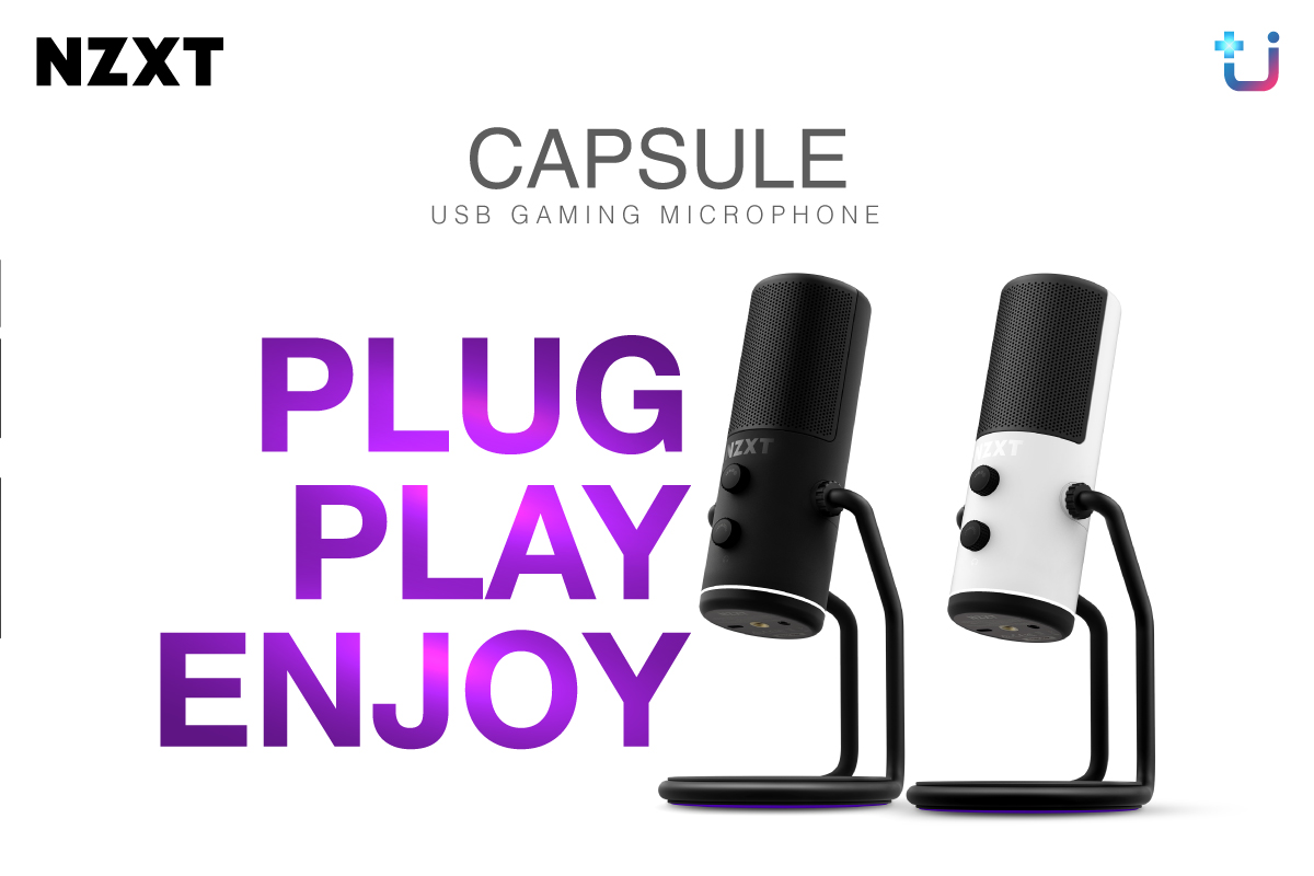 nzxt-mic2 nzxt mic2 PLUG.PLAY.ENJOY ไปกับ NZXT CAPSULE USB Gaming Microphone รุ่นใหม่ล่าสุดจาก NZXT