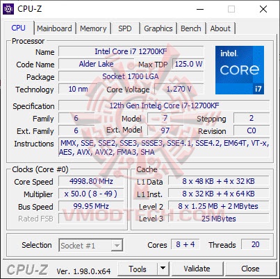 cpuoc INTEL CORE i7 12700KF PROCESSOR REVIEW