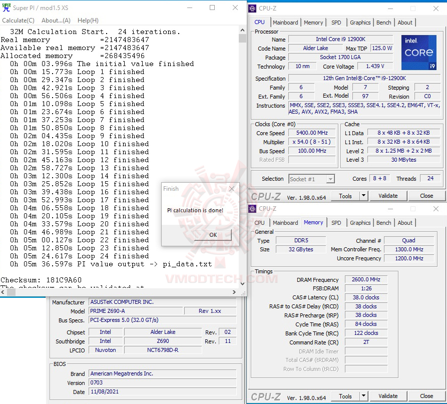 s32 oc ASUS PRIME Z690 A REVIEW