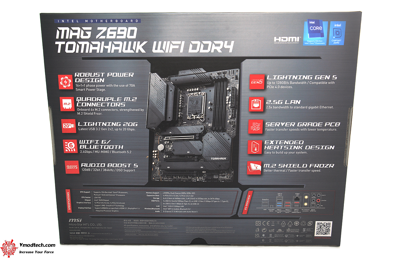 dsc 0154 MSI MAG Z690 TOMAHAWK WIFI DDR4 REVIEW