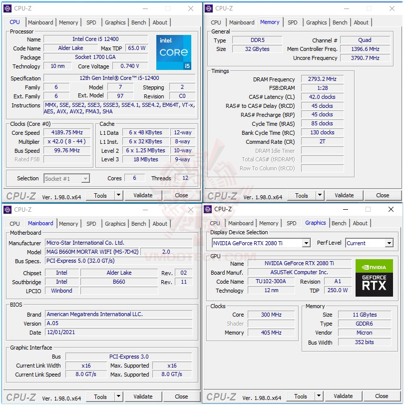 mem-oc-5600 mem oc 5600 MSI MAG B660M MORTAR WIFI BUNDLE KIT REVIEW