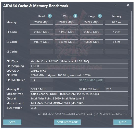 mem-oc mem oc MSI MAG B660M MORTAR WIFI BUNDLE KIT REVIEW