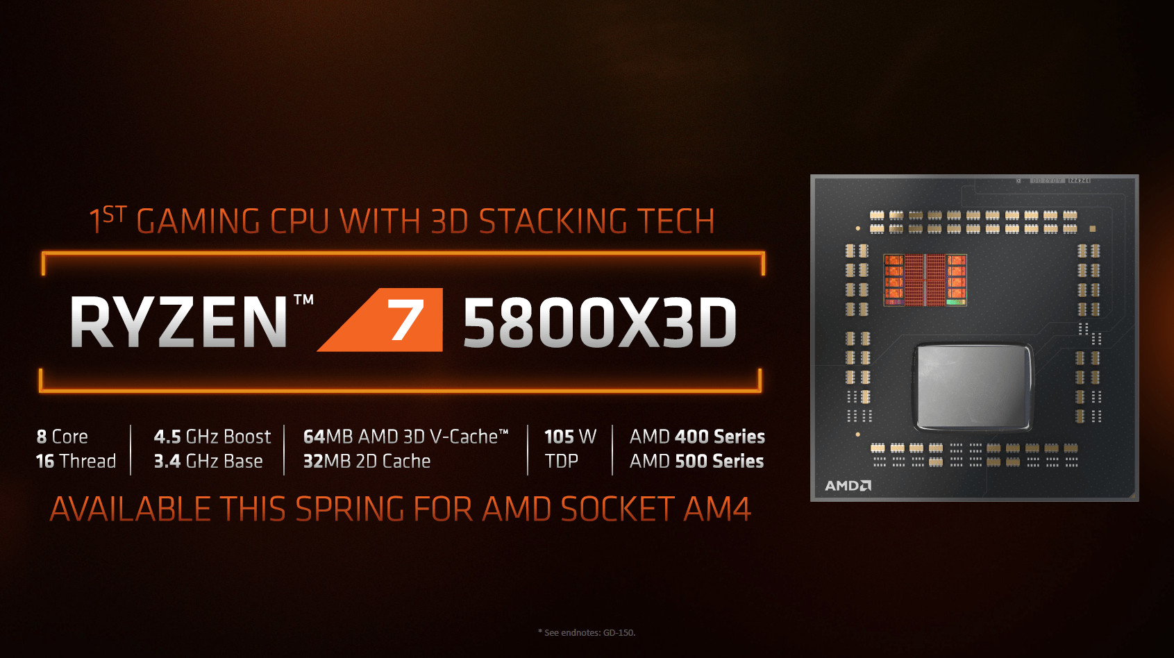 amd-ryzen-7-5800x3d-1 amd ryzen 7 5800x3d 1 AMD ยืนยันพร้อมเปิดตัวซีพียู AMD Ryzen 7 5800X3D รุ่นใหม่ในฤดูใบไม้ผลินี้และซีพียู Zen4 ในรหัส Raphael ล่าสุดในช่วงครึ่งหลังของปี 2022