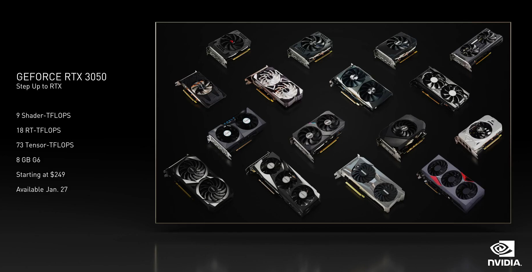 nvidia-rtx-3050-designs nvidia rtx 3050 designs NVIDIA ประกาศเปิดตัว Nvidia GeForce RTX 3090Ti รุ่นใหญ่ตัวท็อปและ RTX 3050 รุ่นเล็กเน้นประหยัดราคา 8,XXXบาทพร้อมวางจำหน่ายเร็วๆ นี้