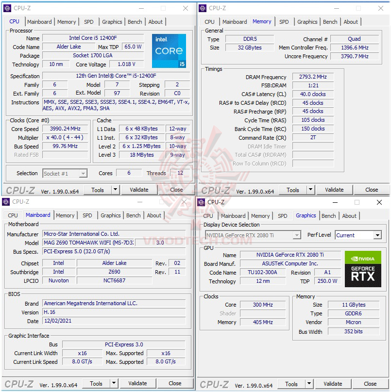 mem oc INTEL CORE i5 12400F PROCESSOR REVIEW