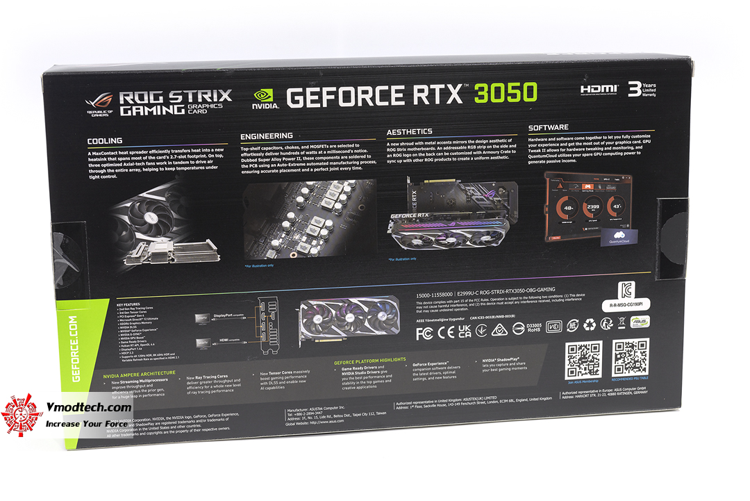 tpp 0345 ASUS ROG Strix GeForce RTX™ 3050 OC Edition 8GB GDDR6 Review
