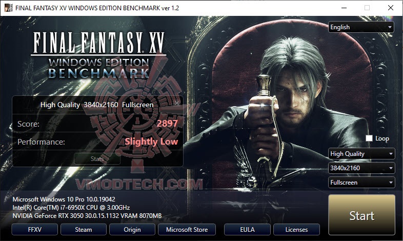 ff4k ASUS ROG Strix GeForce RTX™ 3050 OC Edition 8GB GDDR6 Review