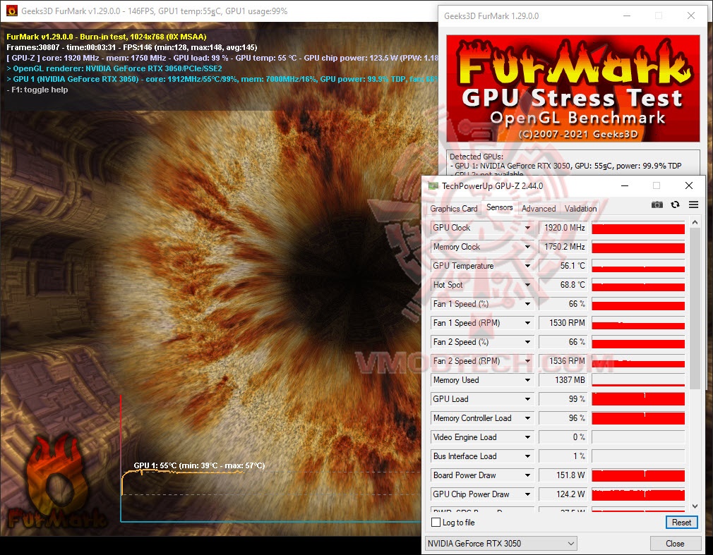 furde ASUS ROG Strix GeForce RTX™ 3050 OC Edition 8GB GDDR6 Review