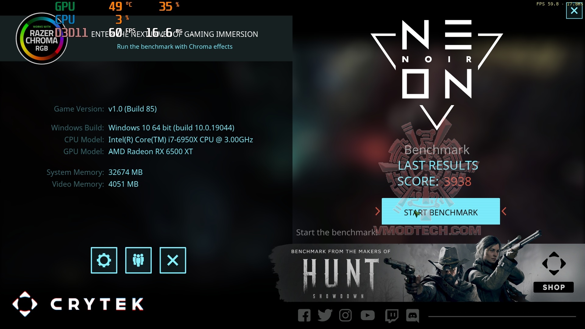 neon neon MSI Radeon RX 6500 XT MECH 2X 4G OC Review