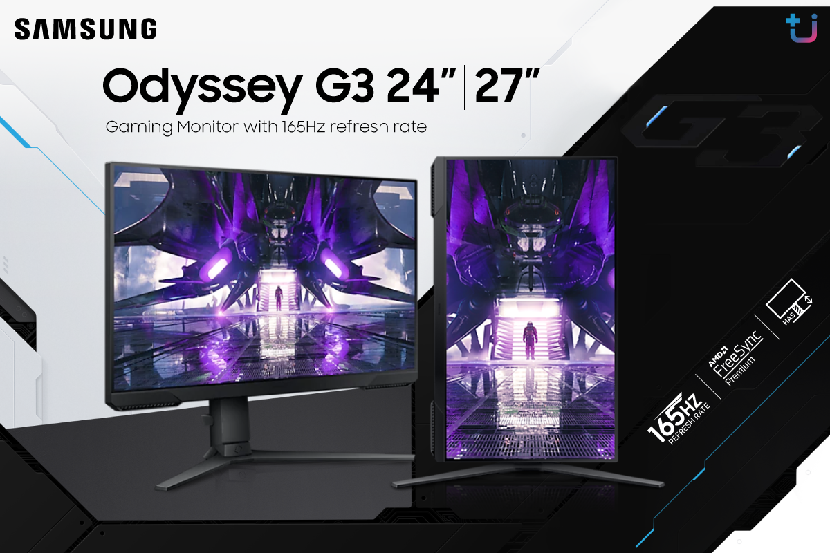 pr-samsung-odyssey-g3-27 pr samsung odyssey g3 27 Ascenti เปิดตัว Samsung Odyssey G3 Gaming Monitor ตอบสนองได้แบบเรียลไทม์ รวดเร็ว ลื่นไหล แม่นยำ