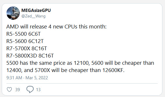 2022-03-06_10-47-50 2022 03 06 10 47 50 ลือ!! AMD เตรียมเปิดตัวซีพียู Ryzen 5 5500/5600 และ Ryzen 7 5700X ในเดือนนี้