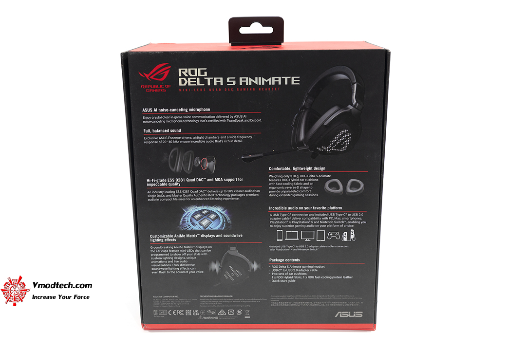tpp 0511 ASUS ROG Delta S Animate Lightweight USB C gaming headset Review