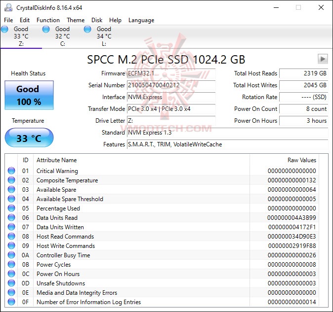 2022 04 11 22 19 36 SILICON POWER A80   SSD PCIe Gen 3x4 P34A80 Review