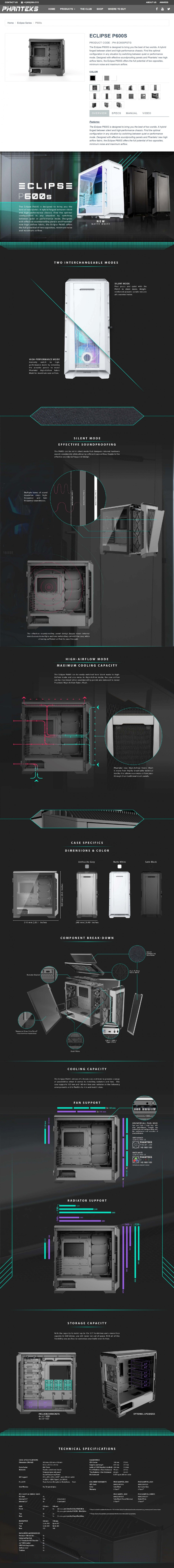  PHANTEKS ECLIPSE P600S Midtower Case Review