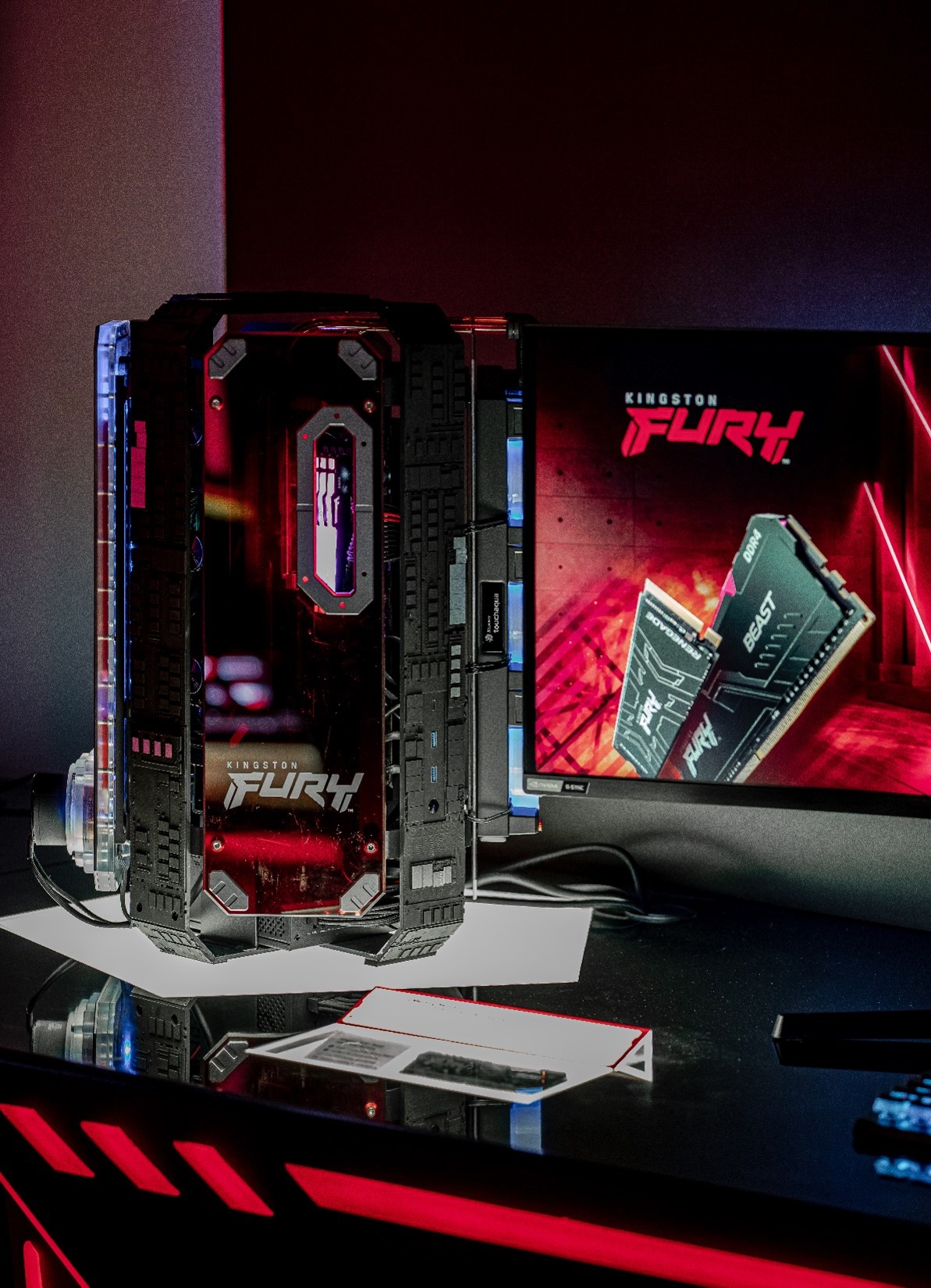 press-photo_kingston-gaming-lab-pc-build-02 press photo kingston gaming lab pc build 02 Kingston เปิดตัว Kingston FURY Gaming Lab แห่งแรกของโลก