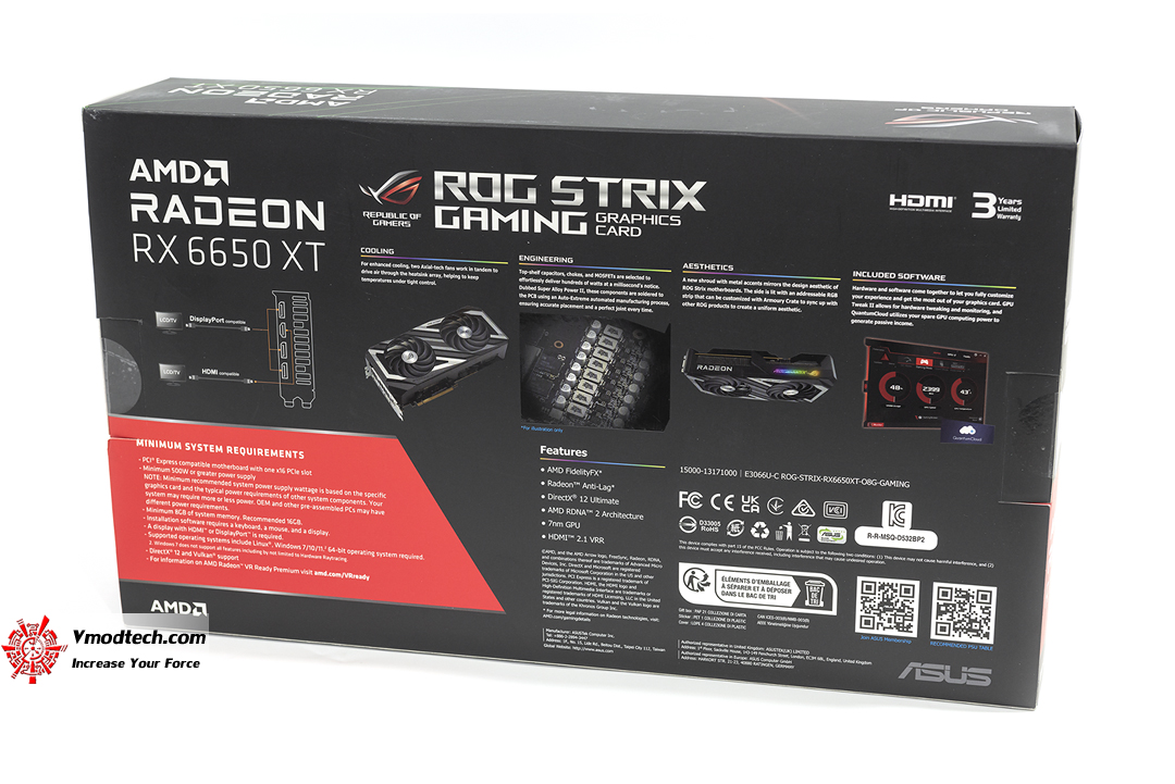 tpp 0682 ASUS ROG Strix Radeon™ RX 6650 XT OC Edition 8GB GDDR6 Review