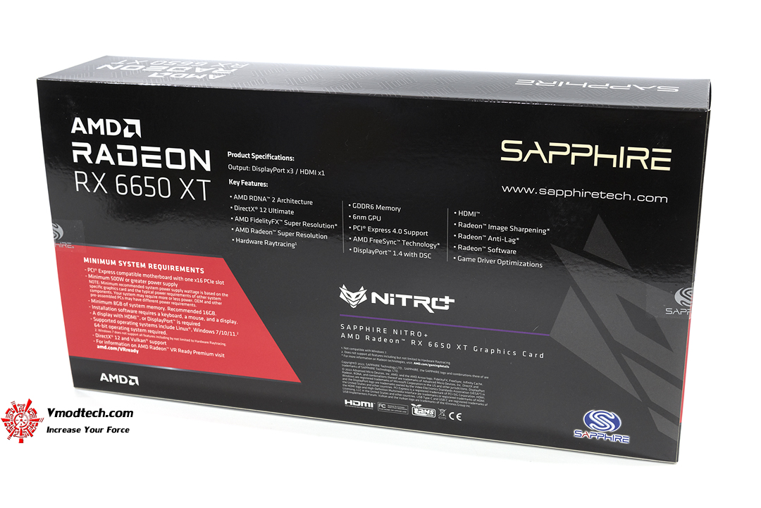tpp 0670 SAPPHIRE NITRO+ AMD Radeon™ RX 6650 XT Review