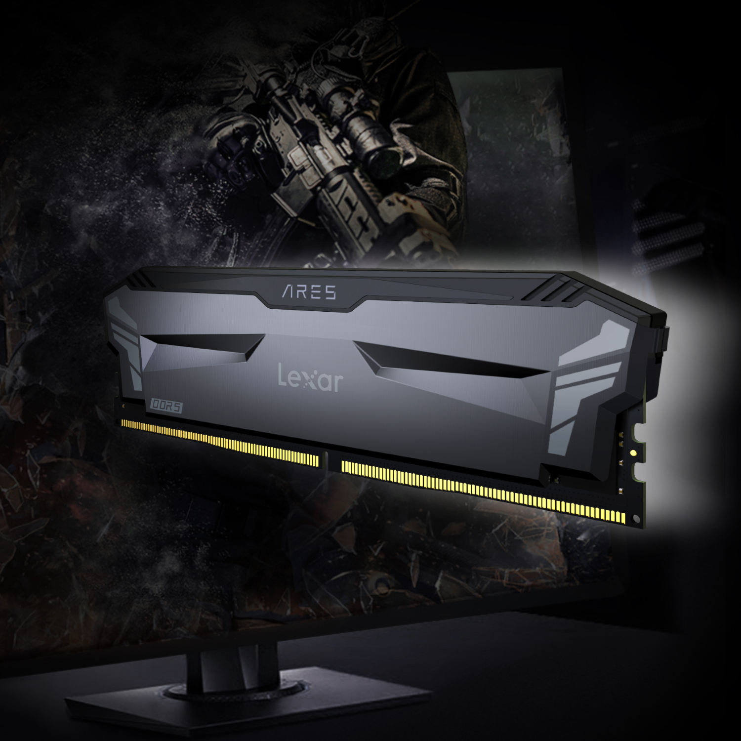 ares_ddr5_5200 ares ddr5 5200 LEXAR เปิดตัวหน่วยความจำประสิทธิภาพสูงรุ่นใหม่ ARES DDR5 5200