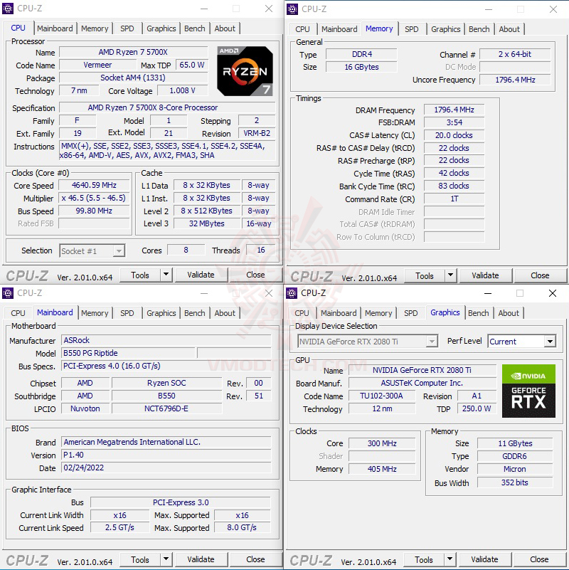 cpuid2 AMD RYZEN 7 5700X PROCESSOR REVIEW