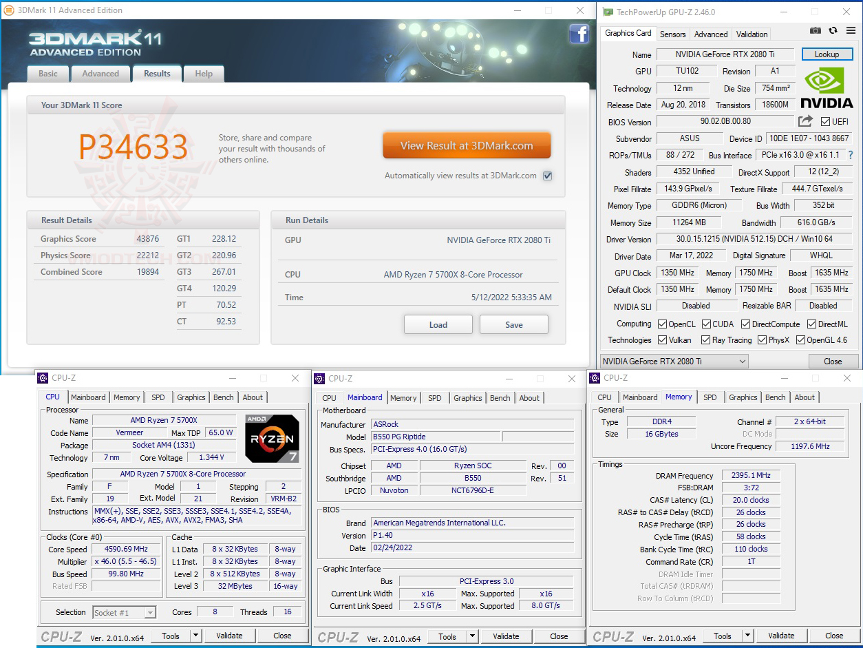 11 oc AMD RYZEN 7 5700X PROCESSOR REVIEW