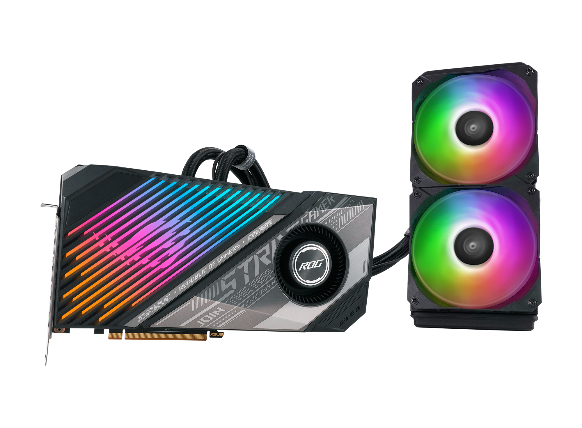 rog strix lc rx6950xt o16g gaming image1 light ASUS เปิดตัวการ์ดจอ AMD Radeon RX 6950 XT, Radeon RX 6750 XT และ Radeon RX 6650 XT