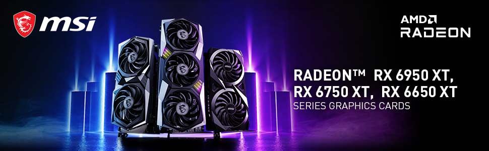 1 MSI ประกาศเปิดตัวการ์ดจอ AMD RADEON™ RX 6950 XT, RX 6750 XT และ RX 6650 XT รุ่นใหม่ล่าสุด