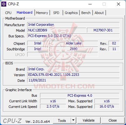 cpu2 Intel® NUC 12 Extreme Kit   NUC12DCMi9 with GeForce RTX 3060 Ti Review