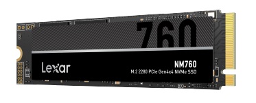 nm760 2 LEXAR เปิดตัว NM760 M.2 2280 PCIe Gen4x4 NVMe SSD รุ่นใหม่